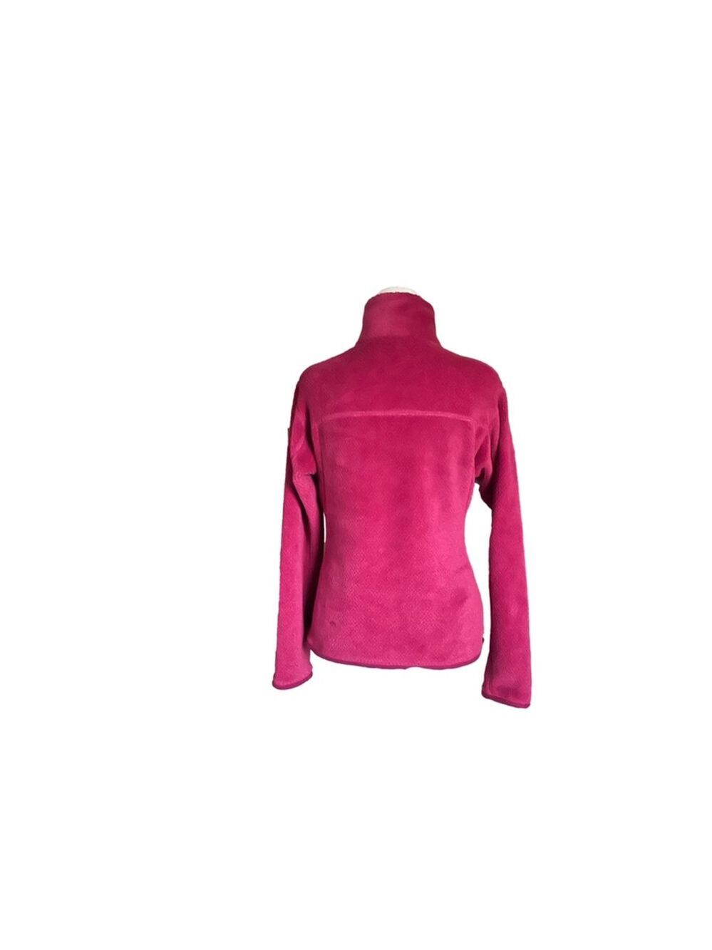 Women's Patagonia Fleece Pullover Pink Size M - Picture 4 of 5